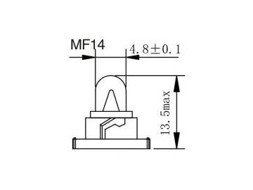 Glühlampe MF10,11,12,14 Birne für Armatur-Kontrollleuchte Autolampe, Armaturlampe, Autozubehör, Fahrzeugbeleuchtung