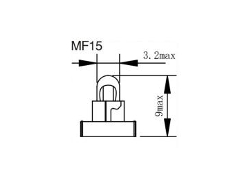 Glühlampe MF15,16,20,21,22 Birne für Armatur-Kontrollleuchte Autolampe, Armaturlampe, Autozubehör, Fahrzeugbeleuchtung