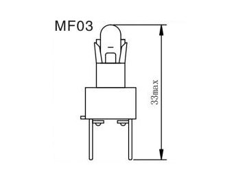 Glühlampe MF02, 03, 04, 05, 06, 07, 08   Birne für Armatur-Kontrollleuchte Autolampe, Armaturlampe, Autozubehör, Fahrzeugbeleuchtung