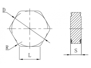 Planfräser Hexagon/ Hexagon Wendeschneidplatten zum Planfräsen, zweiseitig