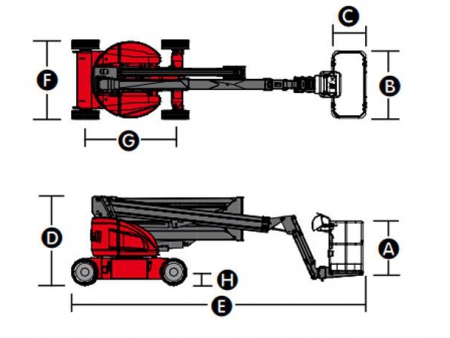 Selbstfahrende Gelenk-Teleskopbühne, HZ160/HZ160J