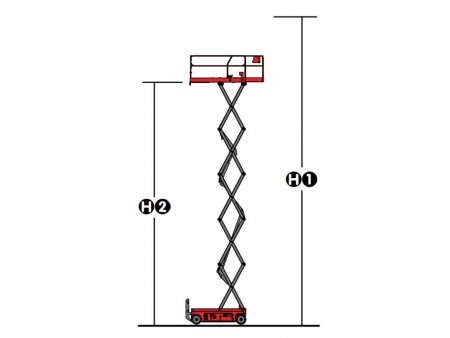 Selbstfahrende Elektroscherenbühne, XE-W Serie