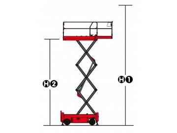 Selbstfahrende Elektroscherenbühne, XE-W/OR Serie