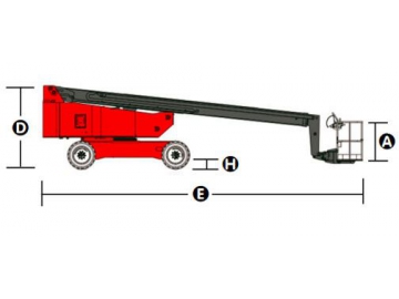 Selbstfahrende Teleskopbühnen, HT330/HT350J