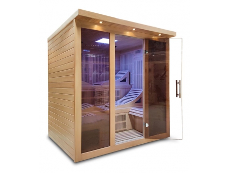 Infrarotkabine/ Infrarotsauna für 6 Personen, DX-6600