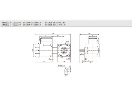 90mm 120W  Asynchronmotor/ Induktionsmotor