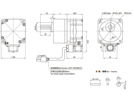 S Serie DC Flachgetriebemotor (bürstenlos)
