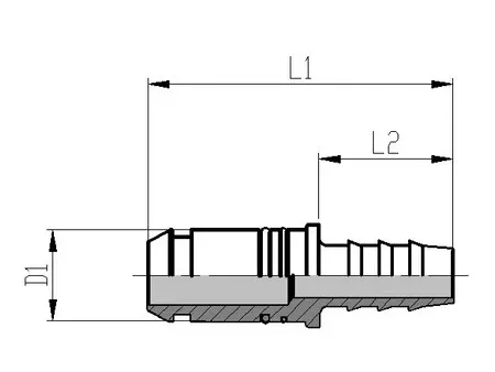 Schlauchkupplung/ Schlauchtülle