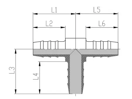 Schlauchkupplung/ Schlauchtülle