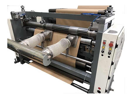 Blockbodenbeutelmaschine Maschine zur Herstellung von Papierbeuteln mit Sichtfenster