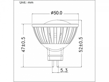 MR16, GU5.3 LED-Strahler
