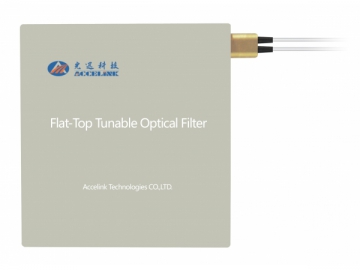 Einstellbarer optischer Filter mit flacher Oberseite