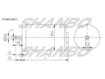 64mm Micro-Gleichstrommotor