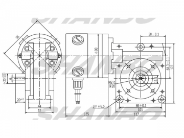 Gleichstrom-Elektromotor für Wohnmobile