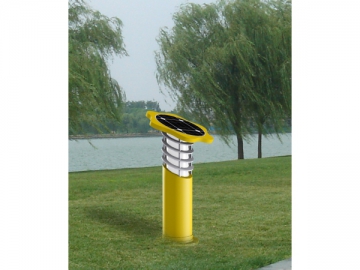 Solarlampe für den Rasenplatz