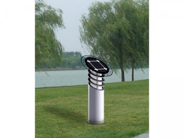 Solarlampe für den Rasenplatz