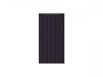 Schwarzes Solarmodul