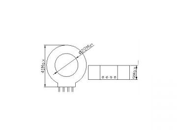 100A Nullphasen-Stromwandler