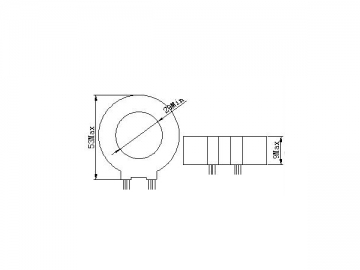 200A Nullphasen-Stromwandler