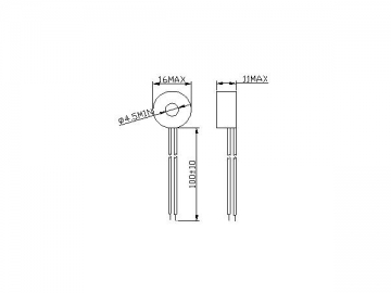 Φ5 Stromwandler mit Kabel