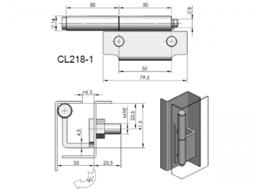 CL218 verborgenes Scharnier