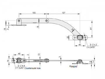 TX80-1/TX80-2 Türöffnungsbegrenzer