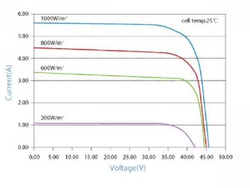 30V 235W/240W/245W/250W/255W schwarzes monokristallines Solarmodul