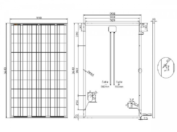 30P 230W/235W/240W/245W/250W polykristallines Solarmodul