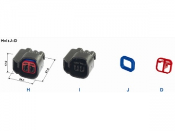 Wasserdichtes elektrisches Steckgehäuse