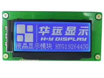 LCD-Grafikdisplay, 192x64, COG