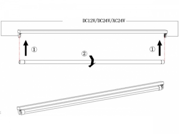 T5 Niederspannungs-LED-Röhre (DC12/24V)