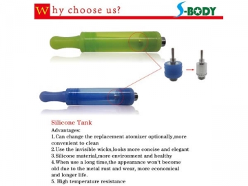 Tank Clearomizer aus Silikon