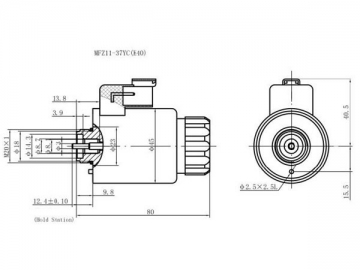 MFZ11–YC hydraulische Magnete für Wet-Pin DC Magnetventile