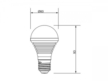 3W LED-Birne