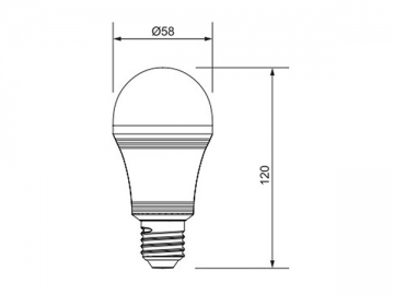 5W LED-Birne