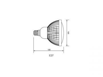 IP40 LED-Spotlampe