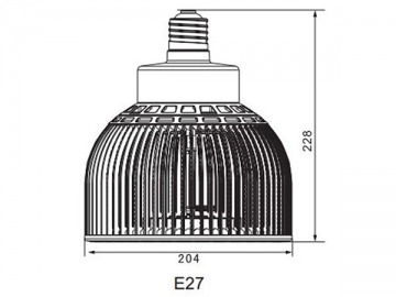 E27 Hochleistungs-LED-Spotlampe