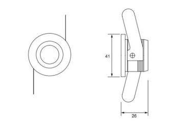 1W LED-Einbauleuchte