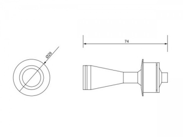 1W LED-Einbauleuchte