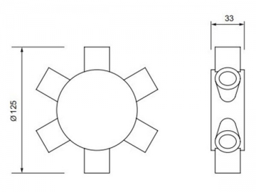 LED-Wandleuchte