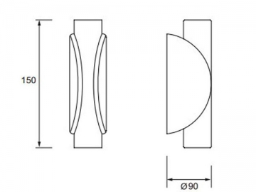 LED-Wandleuchte