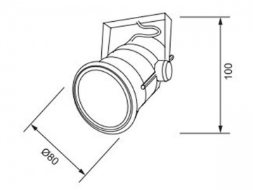 Hochleistungs-LED-Schienenleuchte