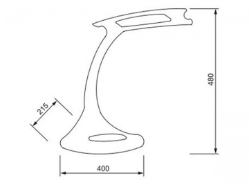 ABS LED-Tischleuchte