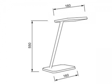 Aluminium-LED-Tischlampe