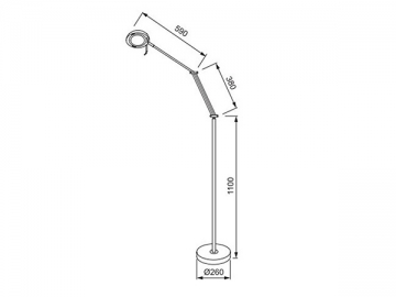 Aluminium-LED-Tischlampe