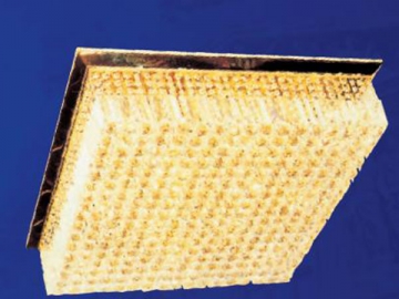 Quadratische LED-Kristall-Deckenleuchte