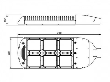 Modul der LED-Straßenleuchte