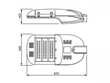 Modul der LED-Straßenleuchte