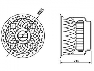 Integrierte LED-Tunnelleuchte