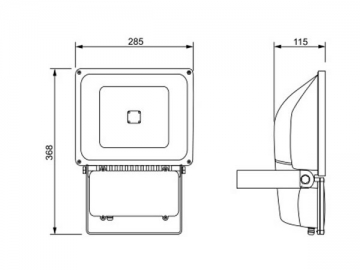 LED-Fluter mit der niedrigen Leistung